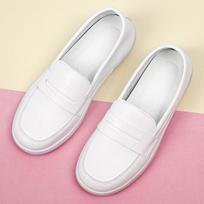 Fashion Casual small white shoes flat nurse shoes female comfortable soft sole non-slip breathable medical special work shoes 34 balta