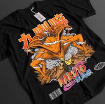 Naruto marškinėlis Kurama marškinėlis Uzumaki marškinėlis Anime Minato viršus Boruto unisex marškinėlis M