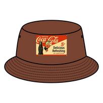 Vintage Coca-Cola Bucket Hat | Retro Summer Style S