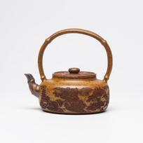 300ml Authentic Yixing Purple Clay Teapots Handmade Lifting Handle Pot Raw Ore Wood-fired Porcelain Mud Kettle Zisha Teaset Gift