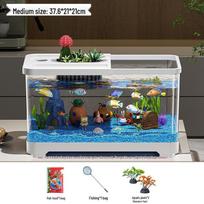 ŽIŪRĖKITE KEAN Stalo akvariumas su filtru