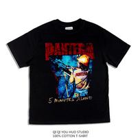 2025 Roll Pantera Pandora Band Printed T-shirt Pure Cotton Short Sleeve Fashion Brand High Quality S