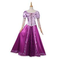 Anime Rapunzel Princess Cosplay Costume For Girls Women Skirt Dress Fantasia Halloween Carnival Party Role Cartoon Outfit XS