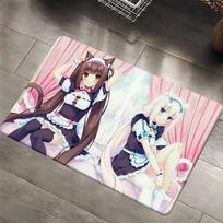 Nekopara Anime Room Mats Retro Multiple Choice Living Room Kitchen Rug Non-Slip Welcome Rug 40x60 cm