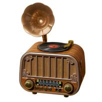Retro namų radijas Belaidis Bluetooth 5.0 radijas FM/AM/SW diapazonai Žemų dažnių garsiakalbis Nešiojamas lauko Bluetooth garso grotuvas TF/SD USB grotuvas