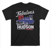 2026 Disney Retro Pixar Cars Pasakiškas Hudson Hornet Doc Hoody Marškinėliai Vyrams Moterims Unisex AC591 Trumpomis Rankovėmis Gatvės Stilius M