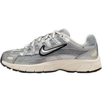 Nike P-6000 Retro Running Shoes Metallic Silver Black Big Kids HV5064-006 40