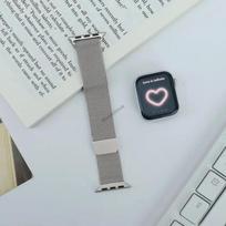 Žvaigždžių šviesos plieninė grandinėlės apyrankė Apple Watch Series Ultra 8 7 SE 6 5 4 3 49mm Metalinė apyrankės juosta IWatch 38 40 41mm 42 44 mm 45mm 38mm 40mm 41mm