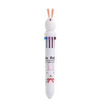 Press-type Signature Pen Ten-color In-one Neutral Pen Multi-color 10-color Ballpoint Pen  Office balta