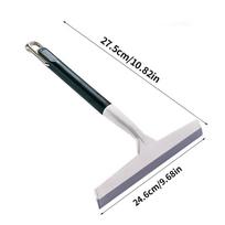 Window Squeegee With Handle Multi-Scene Squeegee For Car Windows Mirror Cleaner Car Glass Cleaner Wiper Rubber Multi-Scene tamsiai žalia spalva