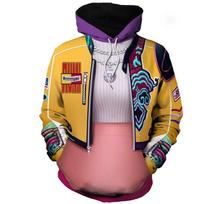Men Women KPop Demon Hunters Hoodies Streetwear Harajuku Casual Cartoon Printed Hooded Pullover Sweatshirts L