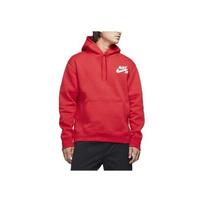 Nike Sb Icon Skateboard Hoodie Long-Sleeve Pullover With Logo Men Tops University-Red CW7065-657 L