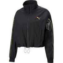 Puma Logo Zip-Up Vintage Sports Jacket Women Jackets Black 530849-01 M