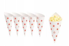 Torebki Na Popcorn 250G Rożki Szpice Do Popcornu Koperty Opakowania 500Szt.