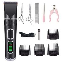 Dog Clippers Professional Dog Grooming Kit,Dog Shaver Clippers Low Noise Rechargeable Cordless Electric Pet Hair Clippers for Dogs Cats Pets Silent juoda