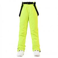 Men and Women Ski Pants Bibs, Bibbed Snowboard Pants, Bibs Snow Pants, Ski Suit Pant, Snow Bib Pants, Snowboarding Trousers, -30 XS fluorescencinė žalia spalva