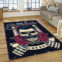 Fashion Barber Shop Series Carpet Hallway Cloakroom Coffee Table Rug Bedroom Home Floor Mat Washable Living Room Decoration 40cm x 60cm