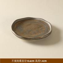 Coarse Pottery Coaster Fragrant Plate Incense Holder Cup and Saucer Incense Plate Fragrance Tray Ceramic Plates Storage Tray