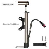Giyo 140psi  Bicycle Pump Portable Presta/Schrader Valve MTB Cycling Pump Road Bike Mini Floor Standing Pump Tire Inflator GM-741 2nd