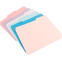 18 Pack Manila File Folders Paper Document Organizer with 1/3 Cut Tab for Office Filing School Storage and Document Sorting One Size