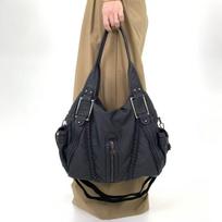 Ladies' street Y2K persalized punk vintage tote bag with large capacity and multiple pockets, vintage crossbody handbag juoda