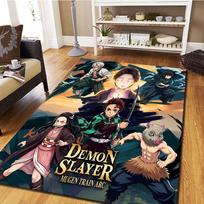 Demon Slayer Living Room Carpet & Bedroom Mat, Home Decor Cool Movie Play Floor Mat -HE47 60x90cm
