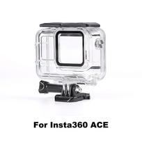 60M Diving Underwater Waterproof Case For Insta360 Ace Insta360 Pro Pro 2 Action Camera Protection Bag Optical Glass Clear Cover Diving & Snorkeling