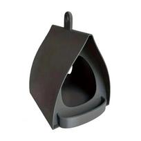 Large Capacity Hanging Bird Feeder Plastic Hut Shape Birdhouse Top Hook Rain-Resistant Roof Wildlife Habitat Outside Garden juoda