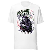 Stock Market Killer Grim Reaper Wall Street Day Trader Forex XRP Crypto T-Shirt S įvairiaspalvis