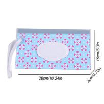 Portable Baby Wipes Pouch EVA Wet Wipe Bag Flipes Cover Snap-Strap Holder Case Refillable Useful Tissue Box Stroller Accessories