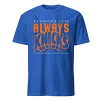 2026 m. Atkrintamosios varžybos Visada Knicks Rytų konferencijos finalo marškinėliai 3XL