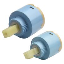 Keraminio disko kasetės maišytuvo maišytuvas Termostatinio kasetės maišytuvo diskinis vožtuvas PP plastikinės keraminės kasetės maišytuvui 35/40 mm 40mm