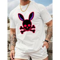 European Sizes Men'S  Pattern T-shirt ,Crew Neck, Short Sleeved, Casual Summer Top, Machine Washable, Dark Aesthetic Trendy Men'S Clothing S įvairiaspalvis