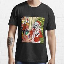 Terrifier 3 Christmas Fan Art Essential T-Shirt S įvairiaspalvis