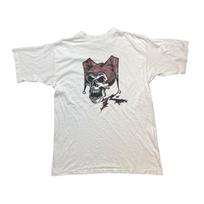 Vtg 80s Rusty Surf Single Stitch Skate Skull T-Shirt Sz L/XL Rare Promo S įvairiaspalvis