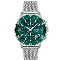 Hugo Boss 1513905 Admiral Chronograph Green Dial Men's Watch 46mm žalia
