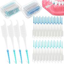 Silicone Interdental Brush Tooth Cleaning Tool for Care 400Pcs
