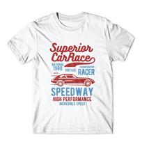 Superior Car Race Tshirt Speedway Shirt 100% Cotton Premium Tee New 3XL