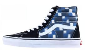 Vans SK8 High top Skateboard Shoes Unisex Black White Blue VN0A38GEVJX 36