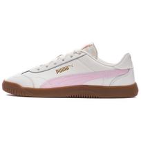 PUMA Club 5v5 Synthetic Leather Skateboard Shoes Women's Ecru 36