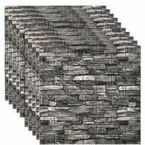Samoprzylepne Panele Ścienne Tapeta Wodoodporne Panel Ścienny 3D Ciemny X10