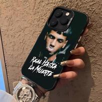 Rapper Anuel AA Real Hasta La Muerte Phone Case for iphone 17 16 15 14 13 11 12 Pro Max Xr X Air Plus black silver hard shell Co iPhone 12 mini