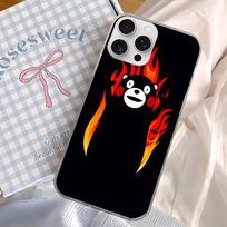 Kumamon Phone Case For IPhone 11 12 13 14 15 16 17 Plus Pro Max Satin Glossy Colorful iPhone 14 plus