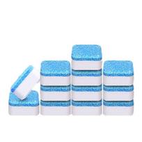 8/16PCS Triple Decontamination Washing Machine Cleaner Washer Cleaner  Bath Kitchen Room 8PCS mėlyna