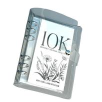 Envelope Challenge Binder with Clear Cover Monthly Money Saving Book for Easy and Fun Money Saving Goal 2.5/5/10K C