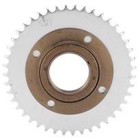 T8F 44T Rear Chain Sprocket 4 Hole Toothless Flywheel Kit for 47cc 49cc Motorcycles ATV