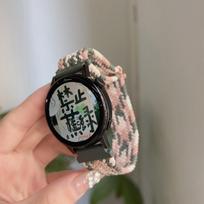 Correa Band For Samsung Galaxy Watch 7 FE 5 Pro 4 6 classic 44mm 40mm Nylon Braided sport bracelet correa Galaxy Watch 7 Strap 18mm