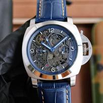 Panerai PAM01036 Vyriškas 44 mm Automatinis Daugiafunkcis Skeletinis Ciferblatas Kalendoriaus Laikrodis