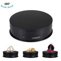 PULUZ 15 cm USB elektrinis besisukantis patefonas, vaizdo stovas, skirtas fotografuoti, patefonas, apkrova 1–5 kg juoda
