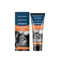 East Moon Men‘s Hair Removal Cream For Armpit Arms Chest Legs Body Gentle Formula With Vitamin E Aloe Vera Shea Butter Smooth Skin Moisturizing 120g
